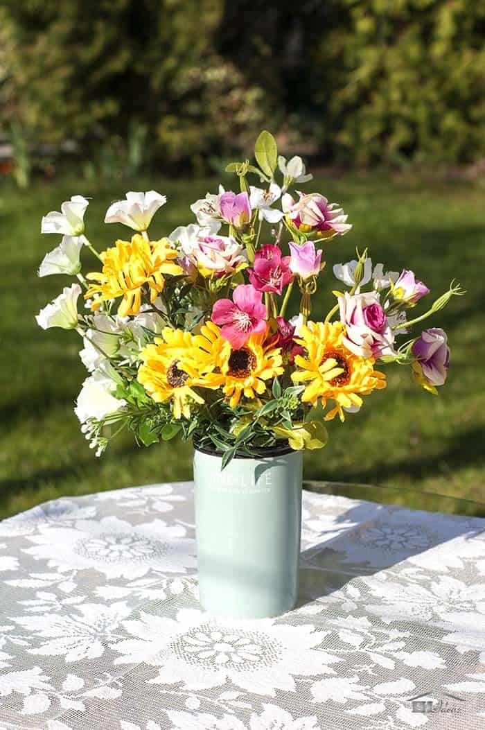 Get Ready for Spring with a Blooming Bouquet in a Tin Can