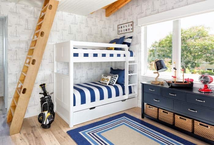 Bring a Nautical Vibe with White and Blue Decor