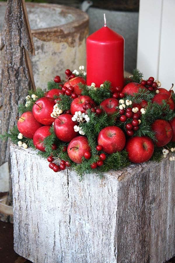 Create an Enchanting Farmhouse Christmas Setting in Red