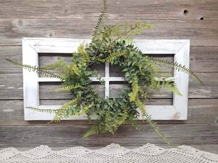 Frame Greenery With A Vintage Window