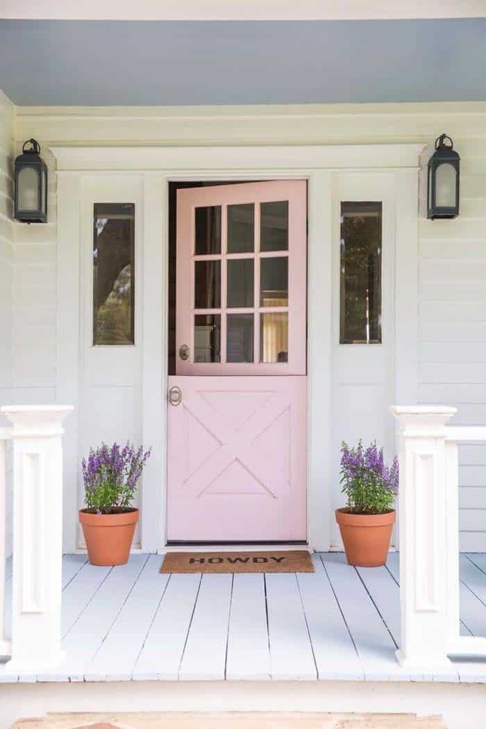 Springy Pink Dutch Door