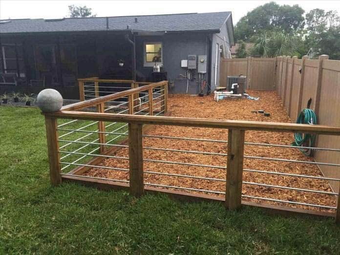 Backyard Dog Fence