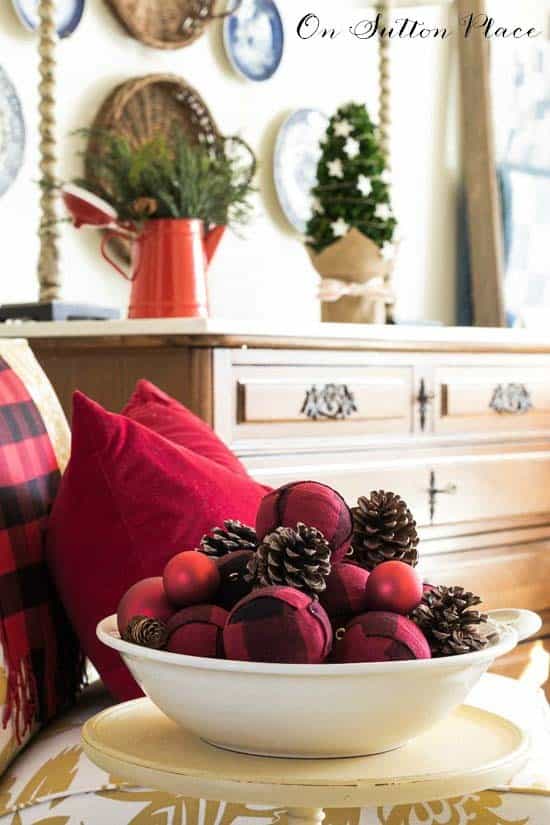 Create a Rustic Buffalo Plaid Centerpiece