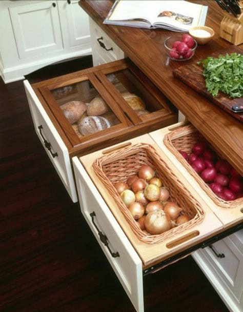 Store Veggies and Fruits in Drawers for a Tidier Kitchen