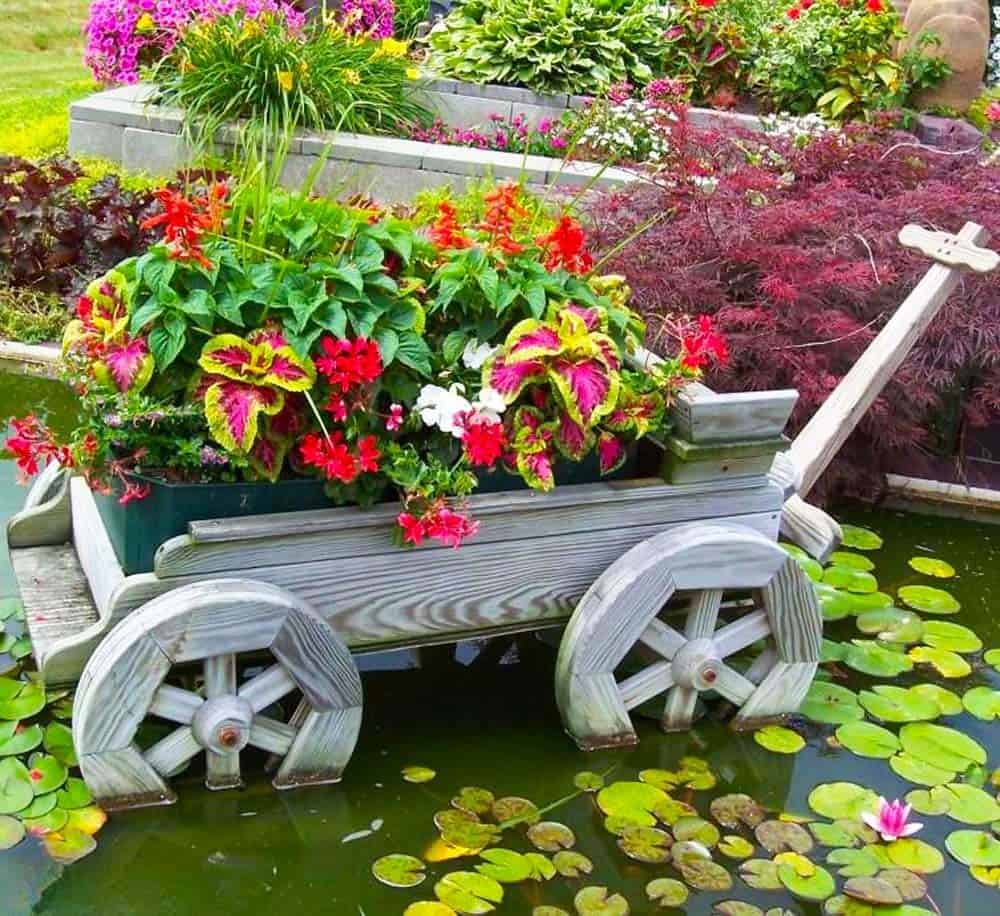 Blossoming Cart Display