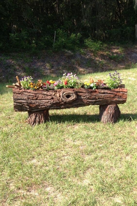 Create a Benched Planter