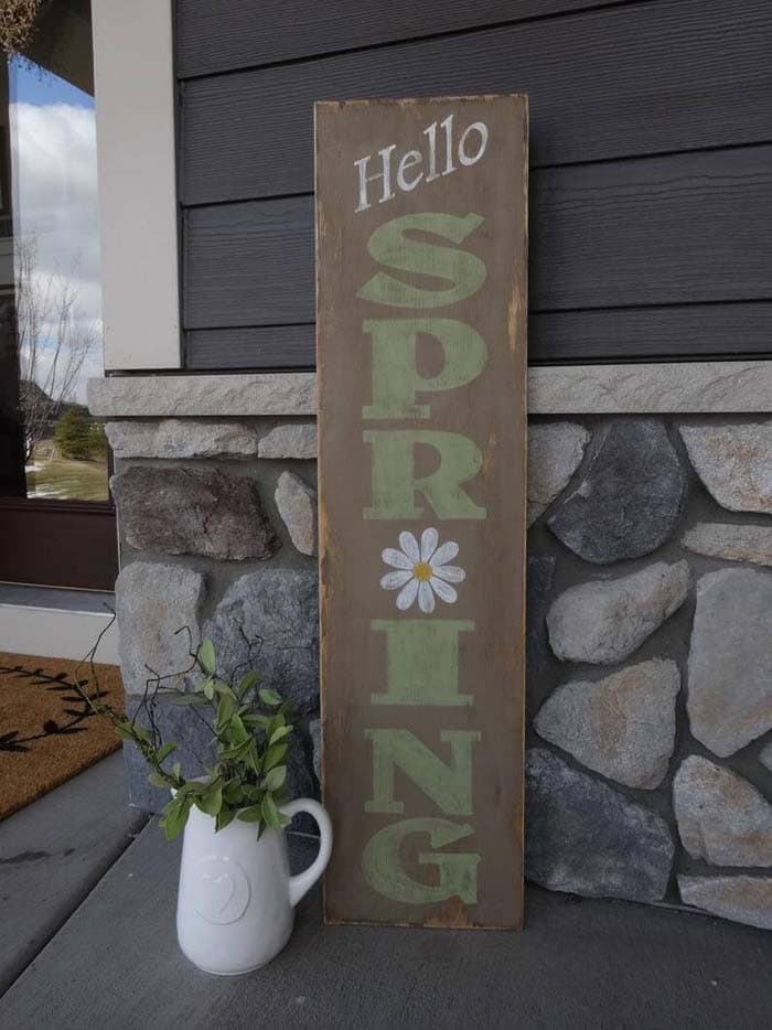 Vintage Look Porch Sign