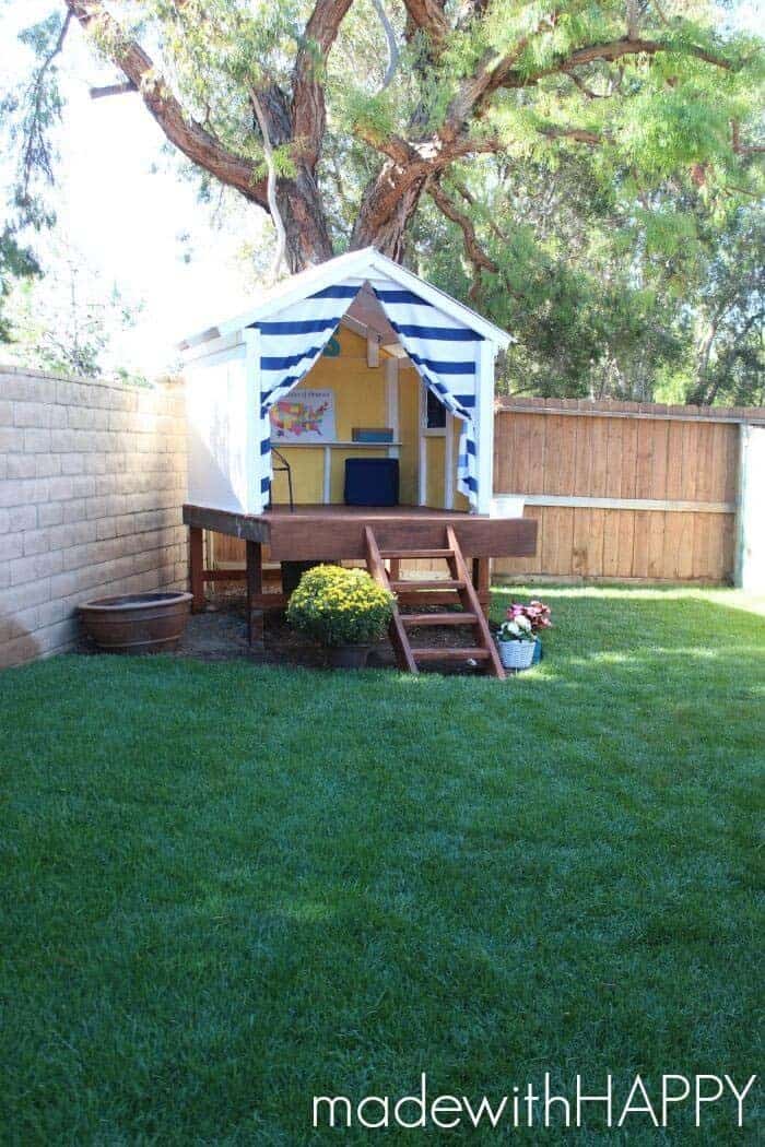 Backyard Play Fort