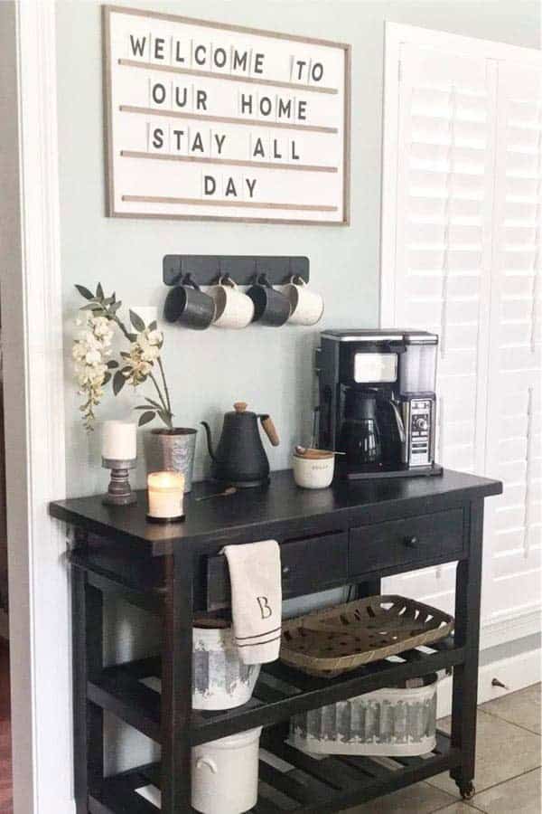 Rolling Coffee Station