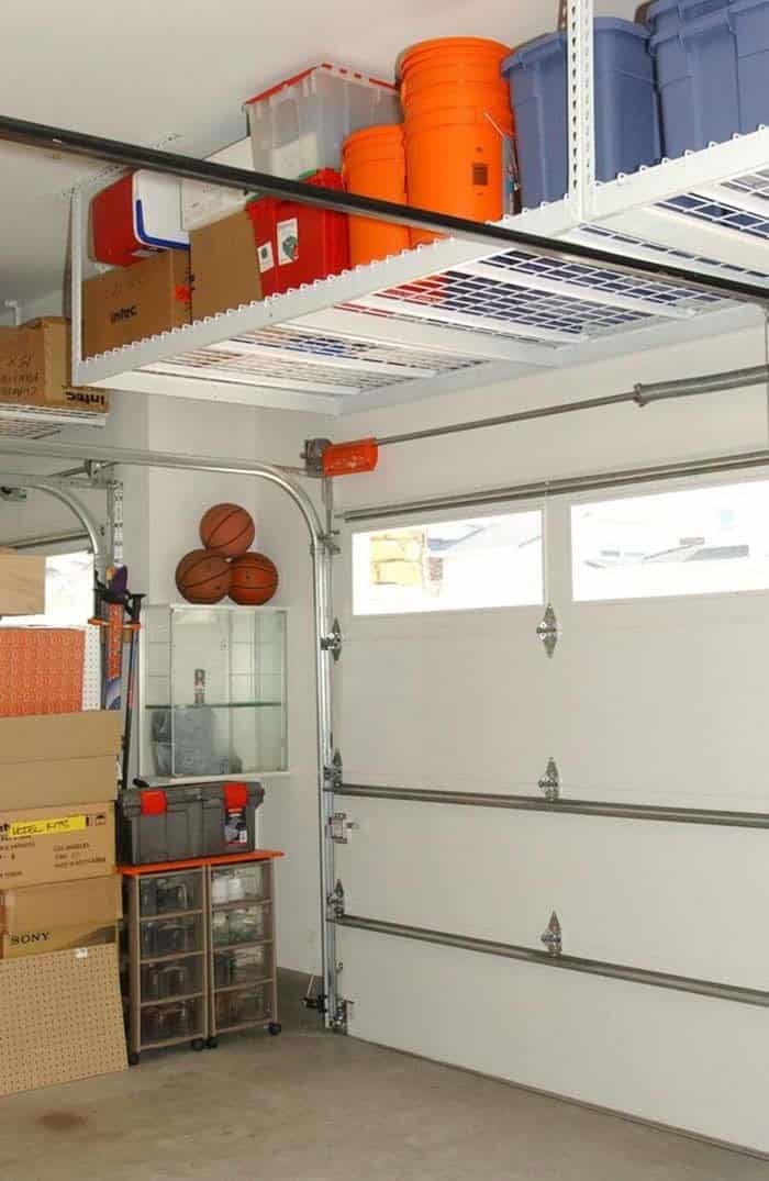 Maximize Garage Storage with Heavy-Duty Ceiling Rack