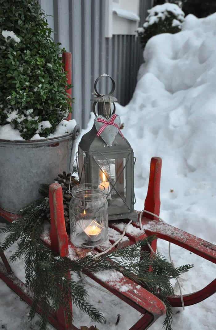 Melt The Snow With An Outdoor Lantern Decoration