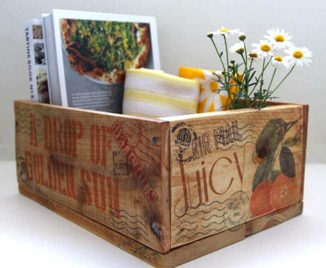 Decorative Crate Holds All Your Treasures