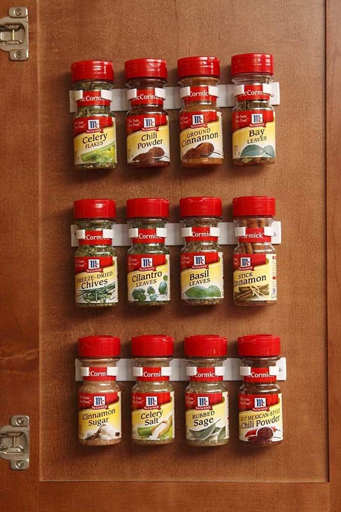 Spice Rack Strips for Easy Organization and Storage