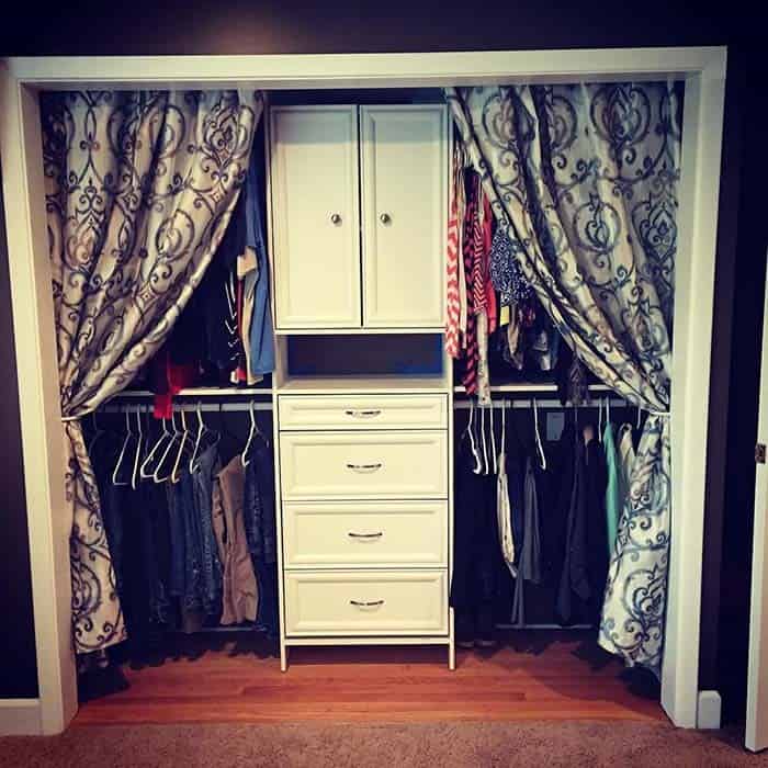 Keep it Private with Curtain Closet Doors