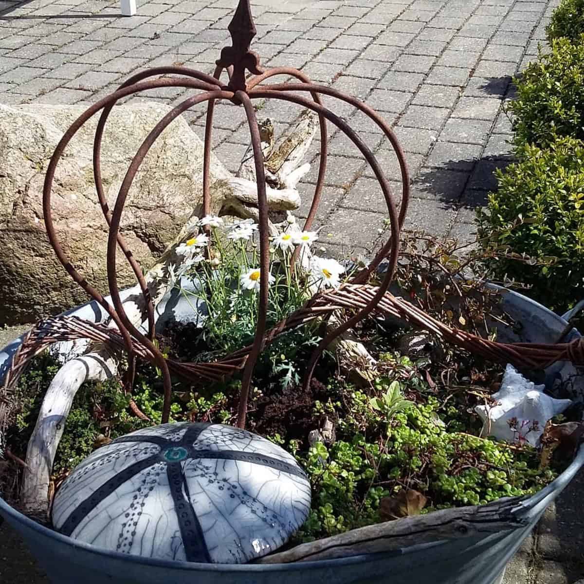 Small Garden In A Container