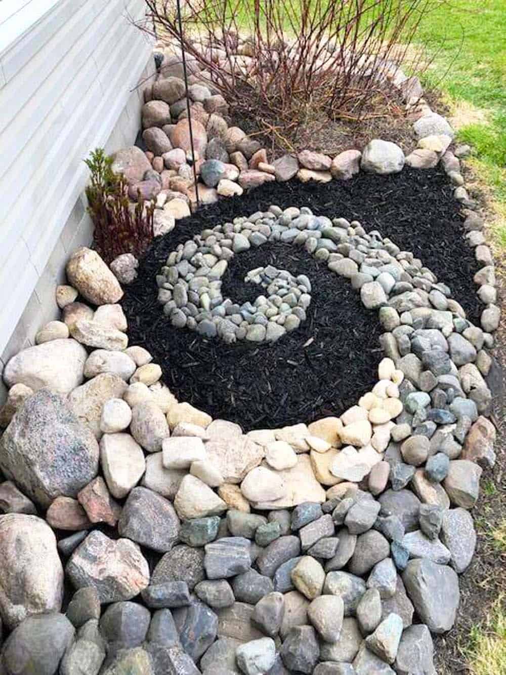 Pebble Spiral Garden