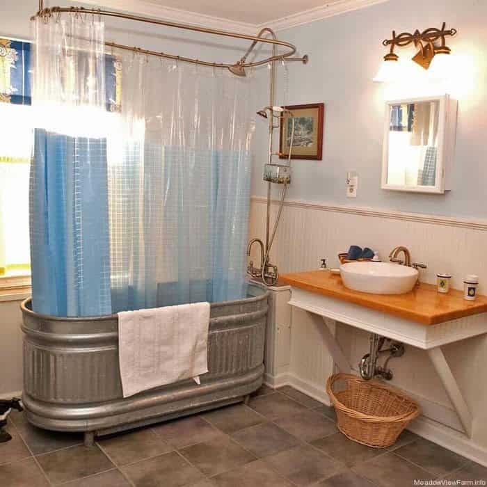 Transform Your Bathroom with a Galvanized Metal Tub