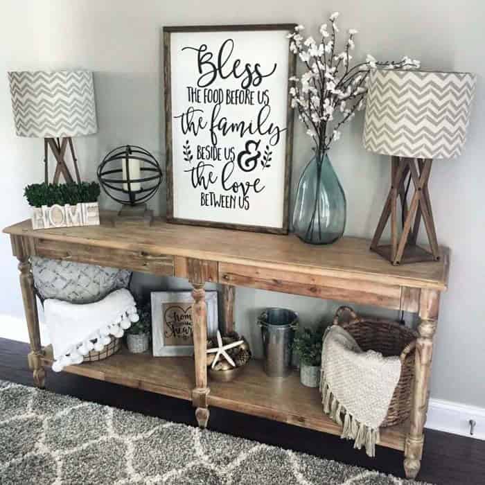 Simple Family Blessings Signage