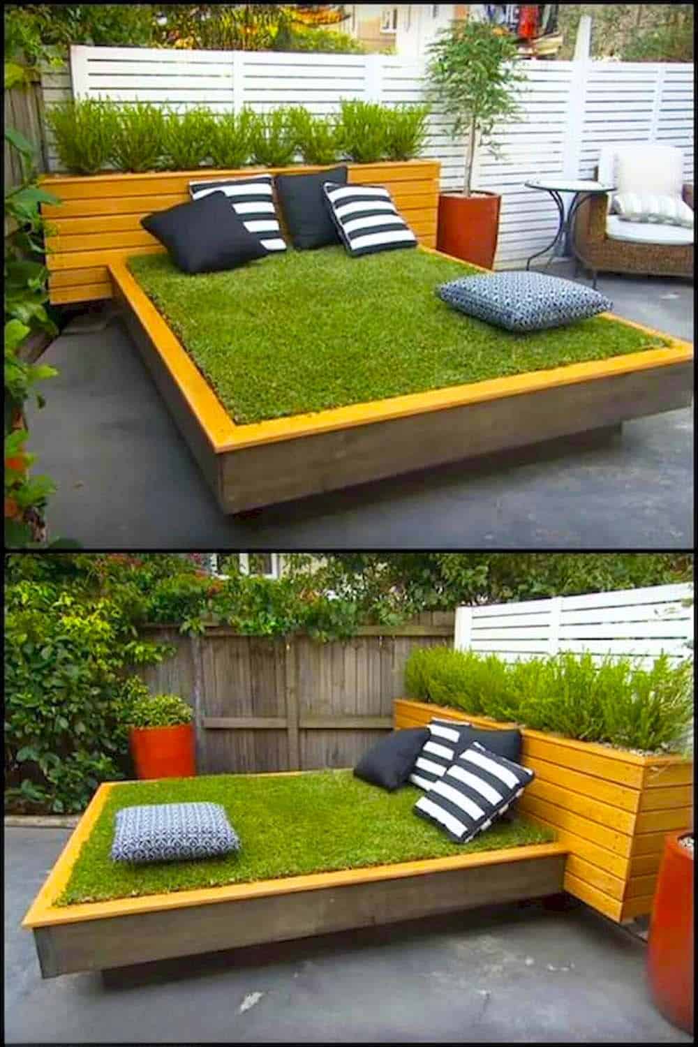 Grass Lounge Area