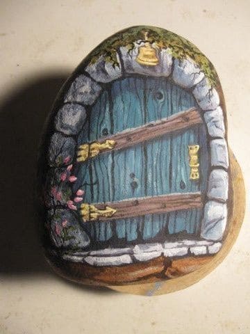 Fairy Doors Painted Stones