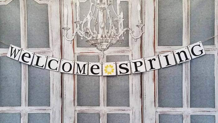 Charming Spring Welcome Banner