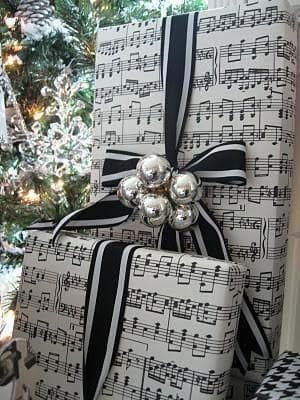 Achieve Elegance with Sheet Music and Black Ribbons