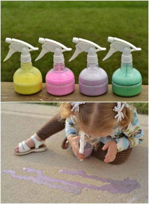 Sprayable Chalk Art