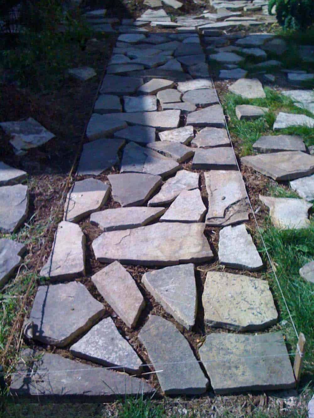 Rustic Stone Walkway