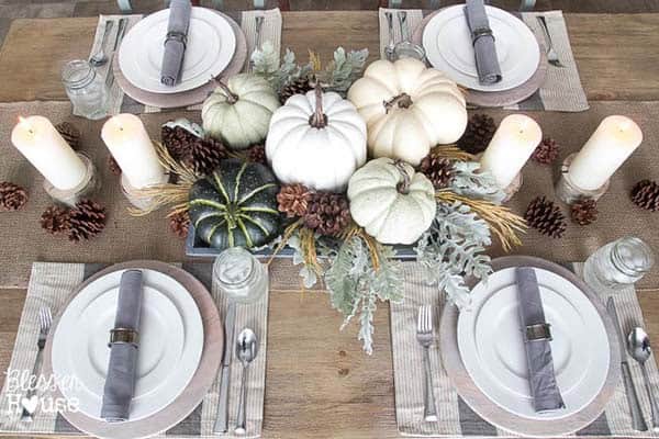 Make a Bold Statement with a Muted Autumn Tablescape