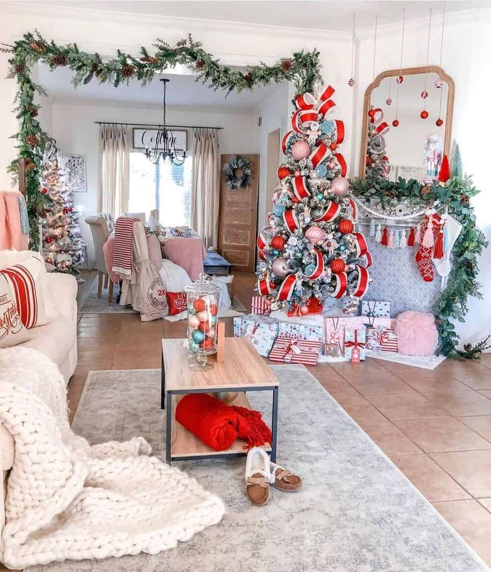 Create a Festive Feel with Garlands and Tree Decor