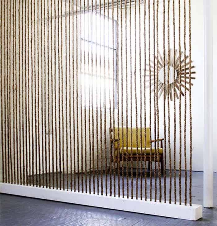 Coast-Inspired Room Divider