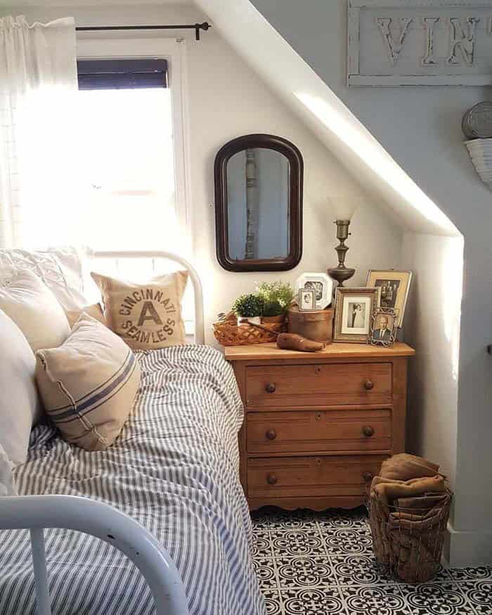 Utilize Corners for Rustic Storage Furniture