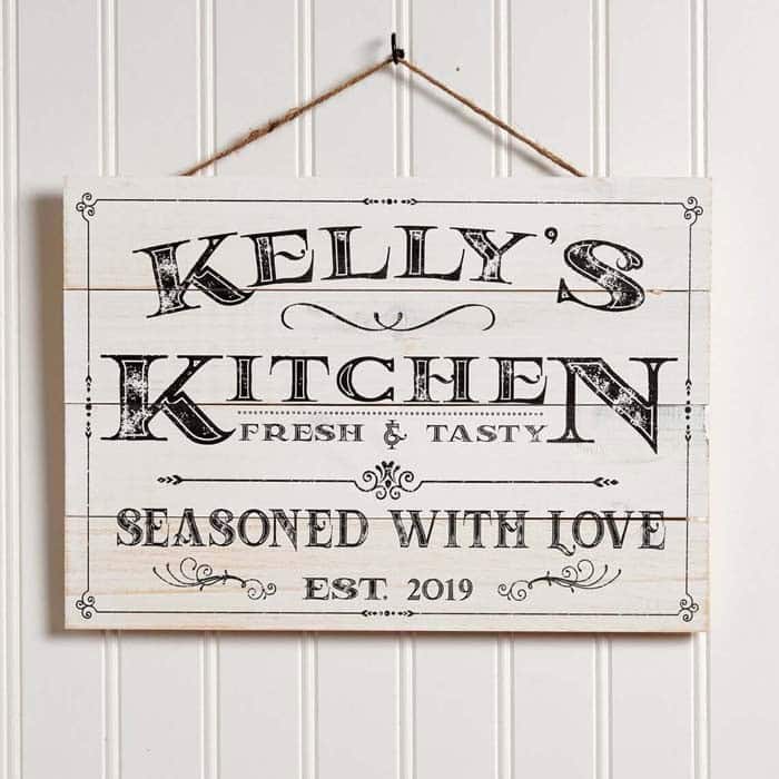 Your Kitchen Personalized Wall Sign