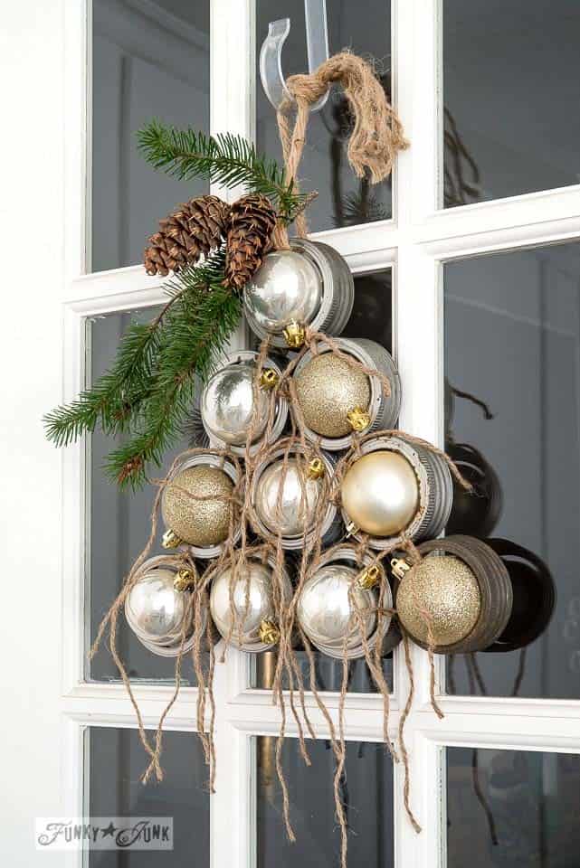 Repurpose Mason Jar Lids into an Elegant Wreath