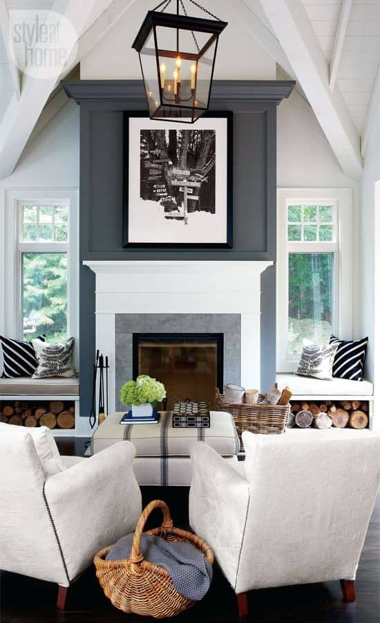 Maximize Space with a Small Elegant Fireplace Mantel