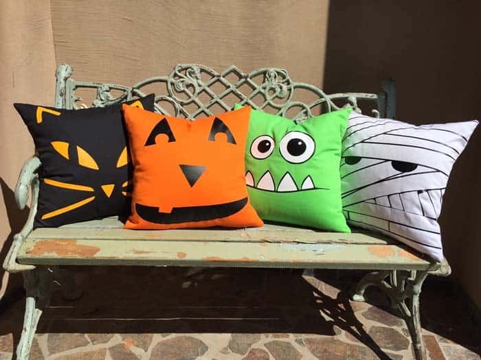 Unwind in Luxury with  Monster Mash Throw Pillows