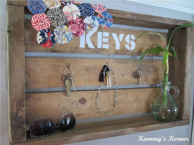 Decorate A Hanging Crate For Handy Storage