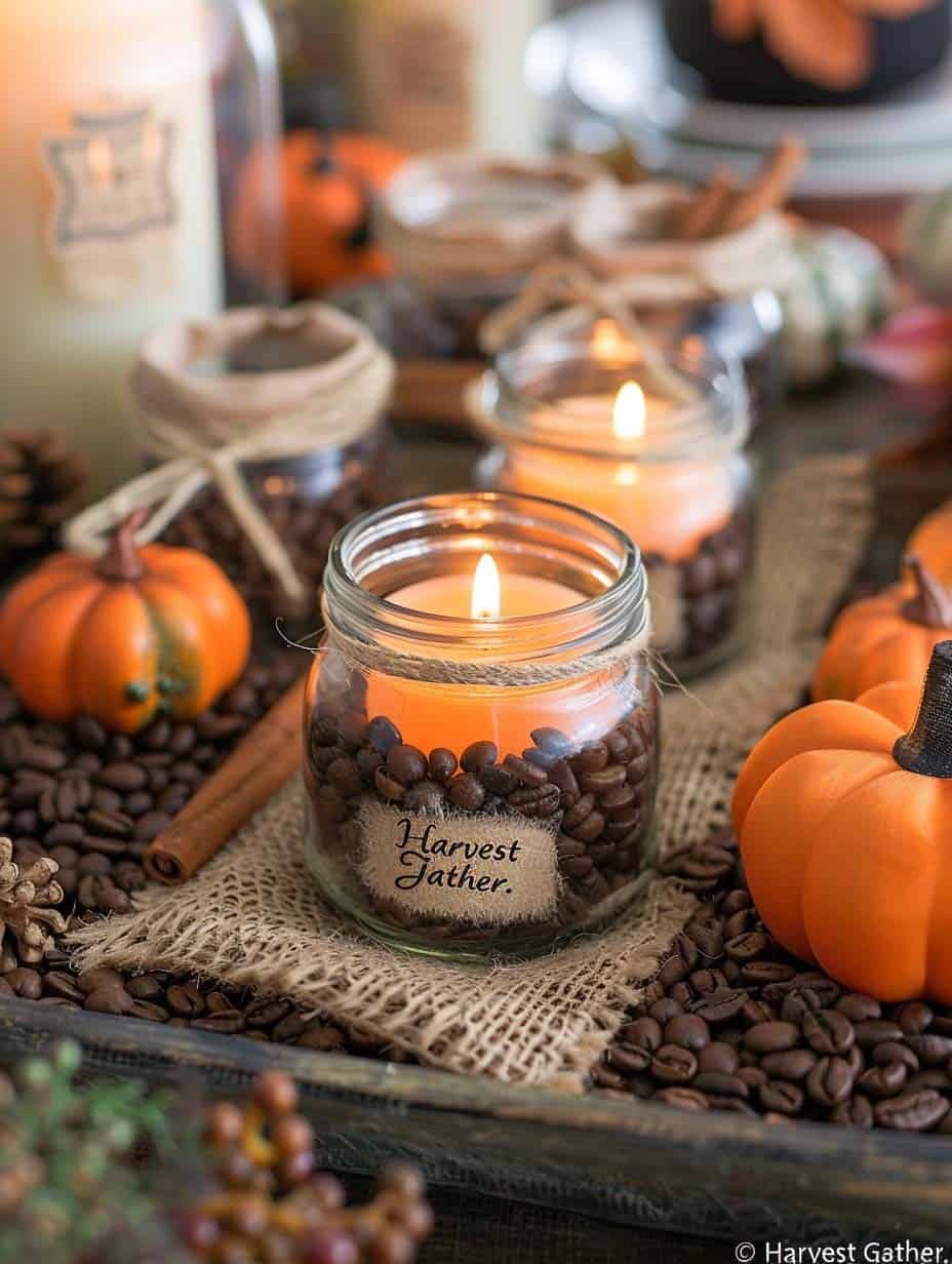 Harvest Scented Candle Jars