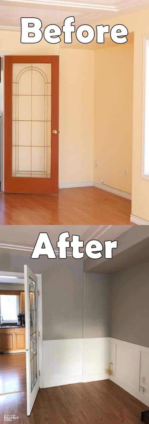 Simple DIY Wainscoting Method