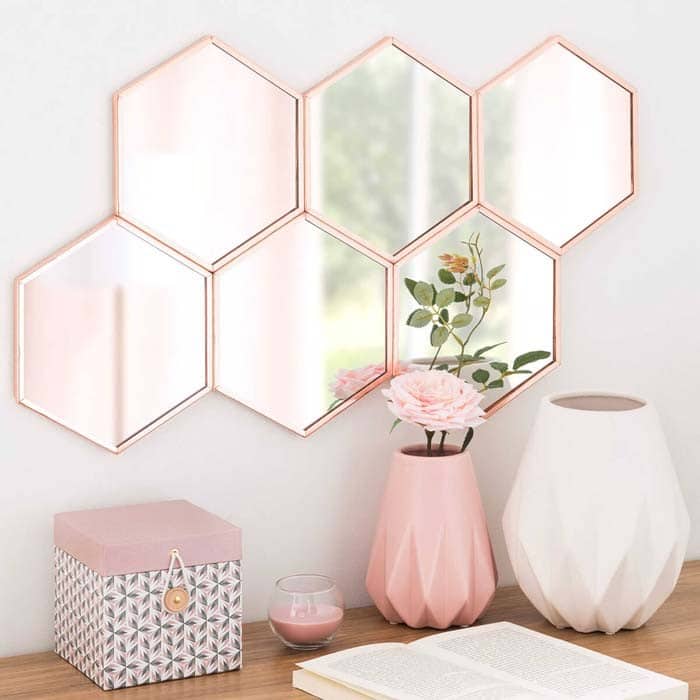 Add Visual Appeal to Your Interior with a Cluster of Mirrors