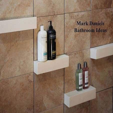 Bump Out Shower Box Shelves