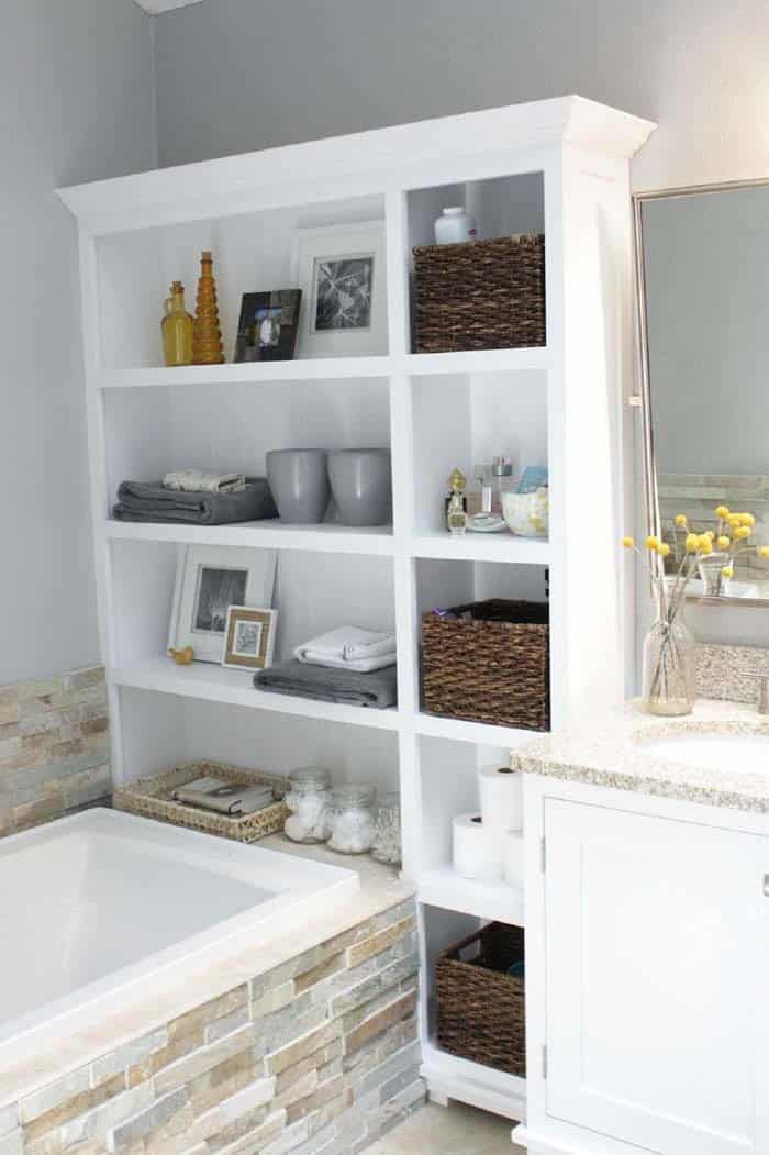 Repurpose an Old Bookshelf into a Bathroom Cabinet