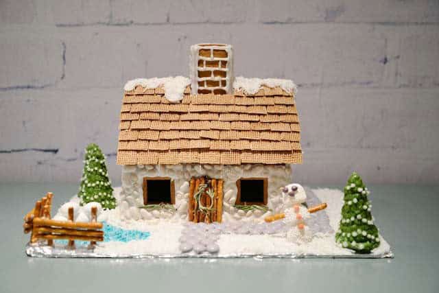 Use Cinnamon Toast for Your Gingerbread House Roof