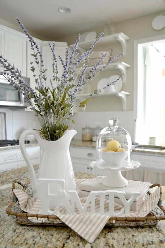 Wire Basket Centerpiece