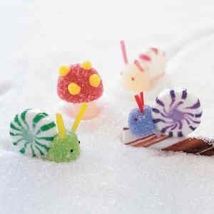 Adorn Your Gingerbread House Yard with Candy Snails