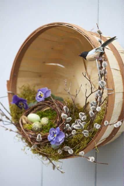 Create a Beautiful Bird’s Nest Basket with Petunias