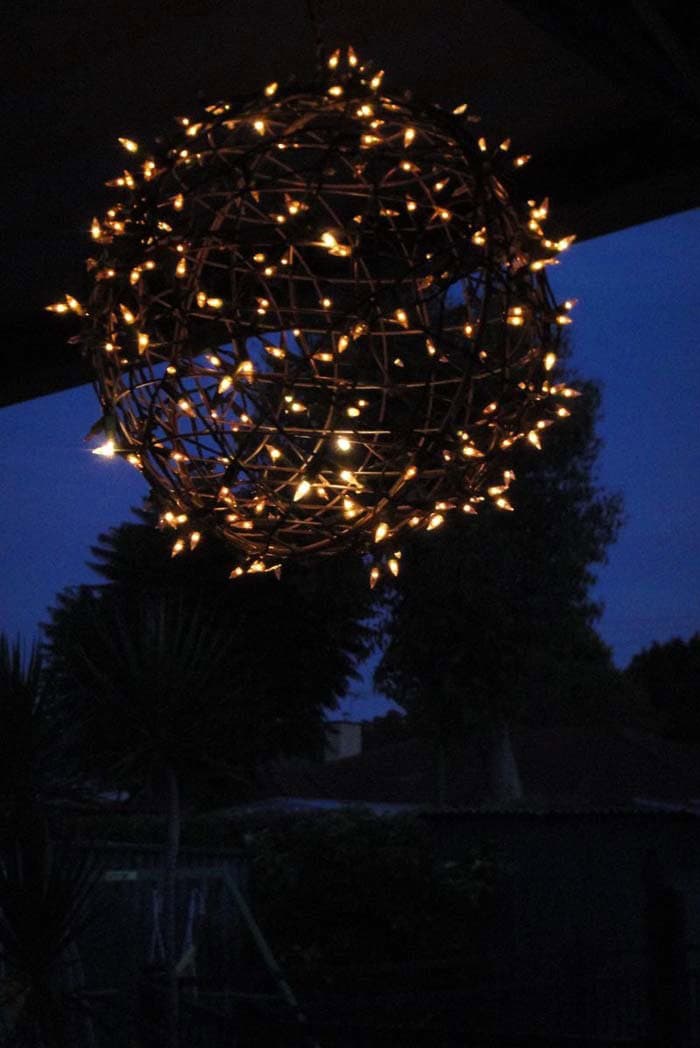 Elevate Your Porch with a DIY Fairy Light Globe