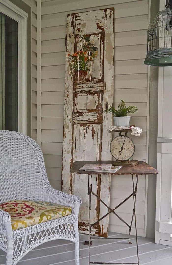 Antique Door Flower Hanger