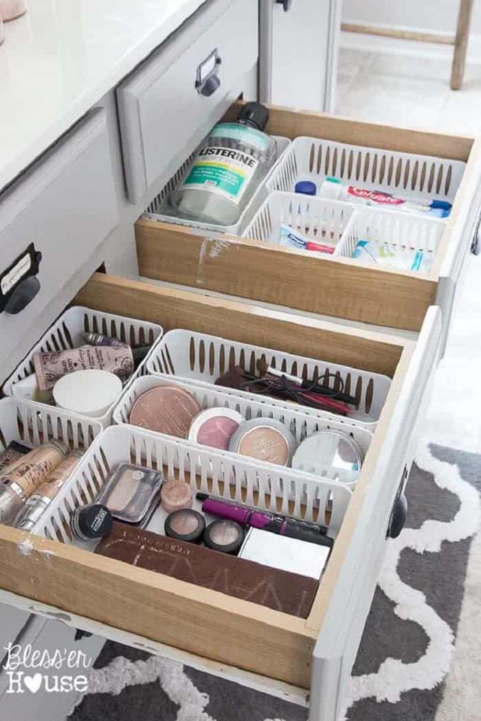 Maximize Your Drawer Storage with Plastic Baskets