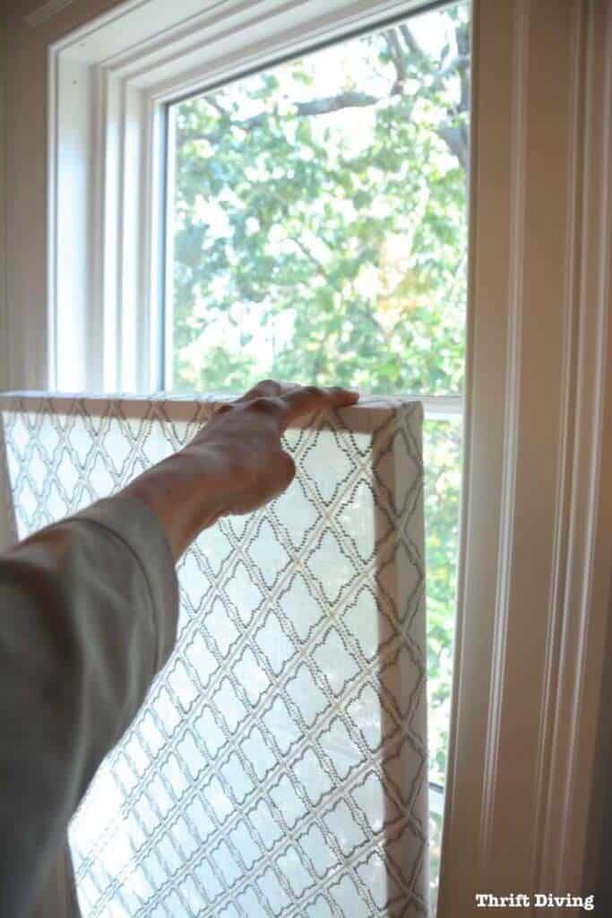 DIY Window Privacy Screen